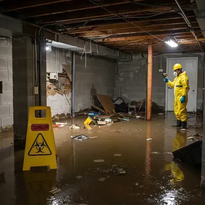 Flooded Basement Electrical Hazard in Stonegate, CO Property